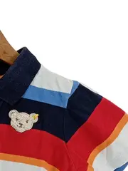 Vorschaubild 2 von Kinder Poloshirt gestreift Gr. 116 mit Teddy Applikation
