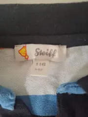Vorschaubild 3 von Kinder Poloshirt gestreift Gr. 116 mit Teddy Applikation