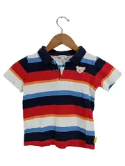 Vorschaubild 1 von Kinder Poloshirt gestreift Gr. 116 mit Teddy Applikation