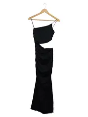 Vorschaubild 1 von Damen Abendkleid One-Shoulder Cut-Out Schwarz Gr. 38 Elegant