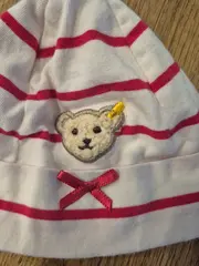 Vorschaubild 2 von Baby Mütze Kinder Baumwolle Gestreift Mehrfarbig Bären-Motiv