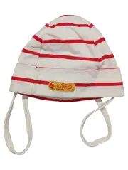 Vorschaubild 1 von Baby Mütze Kinder Baumwolle Gestreift Mehrfarbig Bären-Motiv
