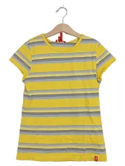 Vorschaubild 1 von Kinder T-Shirt Gr. 158 Gelb Gestreift Baumwolle