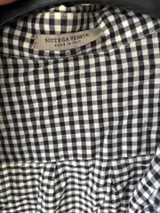 Vorschaubild 4 von Hemd Herren Gr. 54 Kariert Schwarz Weiß Baumwolle