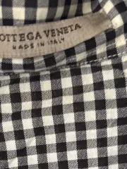 Vorschaubild 5 von Hemd Herren Gr. 54 Kariert Schwarz Weiß Baumwolle