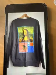 Vorschaubild 2 von Herren Sweatshirt XL Grau Casual Musée du Louvre Peter Saville Print