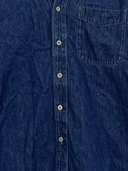 Vorschaubild 2 von Herren Denim Hemd Freizeithemd Blau Gr. 36/S Casual Baumwolle