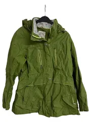 Vorschaubild 1 von Damen Leichte Jacke Outdoor Grün Gr. 42 XL Kapuze