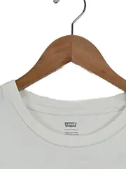 Vorschaubild 3 von Damen T-Shirt Logo Print Weiß Gr. 36/S Baumwolle Casual Freizeit