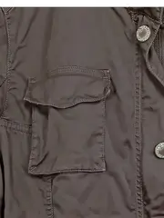 Vorschaubild 7 von Damen Leichte Jacke Gr. 40/L Braun Casual Baumwolle
