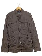 Vorschaubild 1 von Damen Leichte Jacke Gr. 40/L Braun Casual Baumwolle