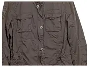 Vorschaubild 9 von Damen Leichte Jacke Gr. 40/L Braun Casual Baumwolle
