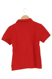 Vorschaubild 2 von Damen Poloshirt Rot Gr. 36/S Baumwolle Klassisch