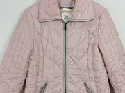 Vorschaubild 2 von Damen Steppjacke Gr. 28 Pink Casual Reißverschluss