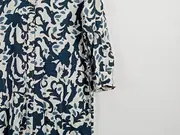 Vorschaubild 2 von Damen Blusenkleid Gr. 40 L Mehrfarbig Casual Viskose