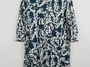 Vorschaubild 3 von Damen Blusenkleid Gr. 40 L Mehrfarbig Casual Viskose