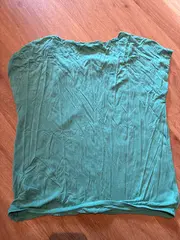 Vorschaubild 3 von EDC Damen T-Shirt Grün Gr. 34/XS Casual Kurzarm