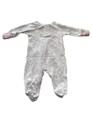 Vorschaubild 2 von Baby Body Strampler Mädchen Gr. 56 Rosa Blumenmuster