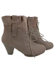 Vorschaubild 1 von Damen Stiefeletten Schnürstiefeletten Gr. 36 Braun Casual