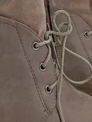 Vorschaubild 4 von Damen Stiefeletten Schnürstiefeletten Gr. 36 Braun Casual