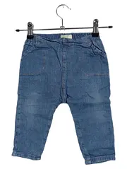 Vorschaubild 1 von Jeans Hose Baby Mädchen Gr. 74 Blau Gummibund
