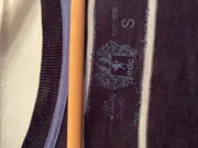 Vorschaubild 4 von EDC Damen Strickjacke gestreift Blau Gr. 36/S Baumwolle Casual