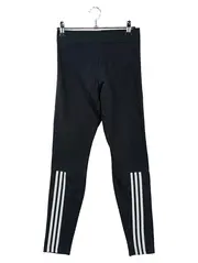 Vorschaubild 2 von Leggings Kinder Gr. 170 Schwarz Sporthose Baumwolle Logo 3-Streifen