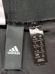 Vorschaubild 3 von Leggings Kinder Gr. 170 Schwarz Sporthose Baumwolle Logo 3-Streifen