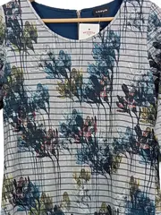 Vorschaubild 3 von TAIFUN Freizeitkleid Blumenmuster Midikleid Damen Gr. 36 Mehrfarbig