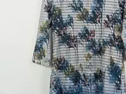 Vorschaubild 4 von TAIFUN Freizeitkleid Blumenmuster Midikleid Damen Gr. 36 Mehrfarbig