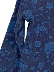 Vorschaubild 3 von Jungen Langarmshirt Gr. 104/110 Blau Bagger Baufahrzeuge
