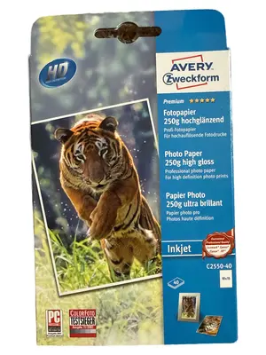AVERY ZWECKFORM Druckerfotopapier