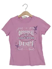 Vorschaubild 1 von Kinder T-Shirt Rosa Gr. 140 Casual Schriftzug Baumwolle