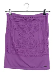 Vorschaubild 1 von Damen Top Lila Gr. 40 L Lochmuster Häkel-Optik Ärmellos Freizeit