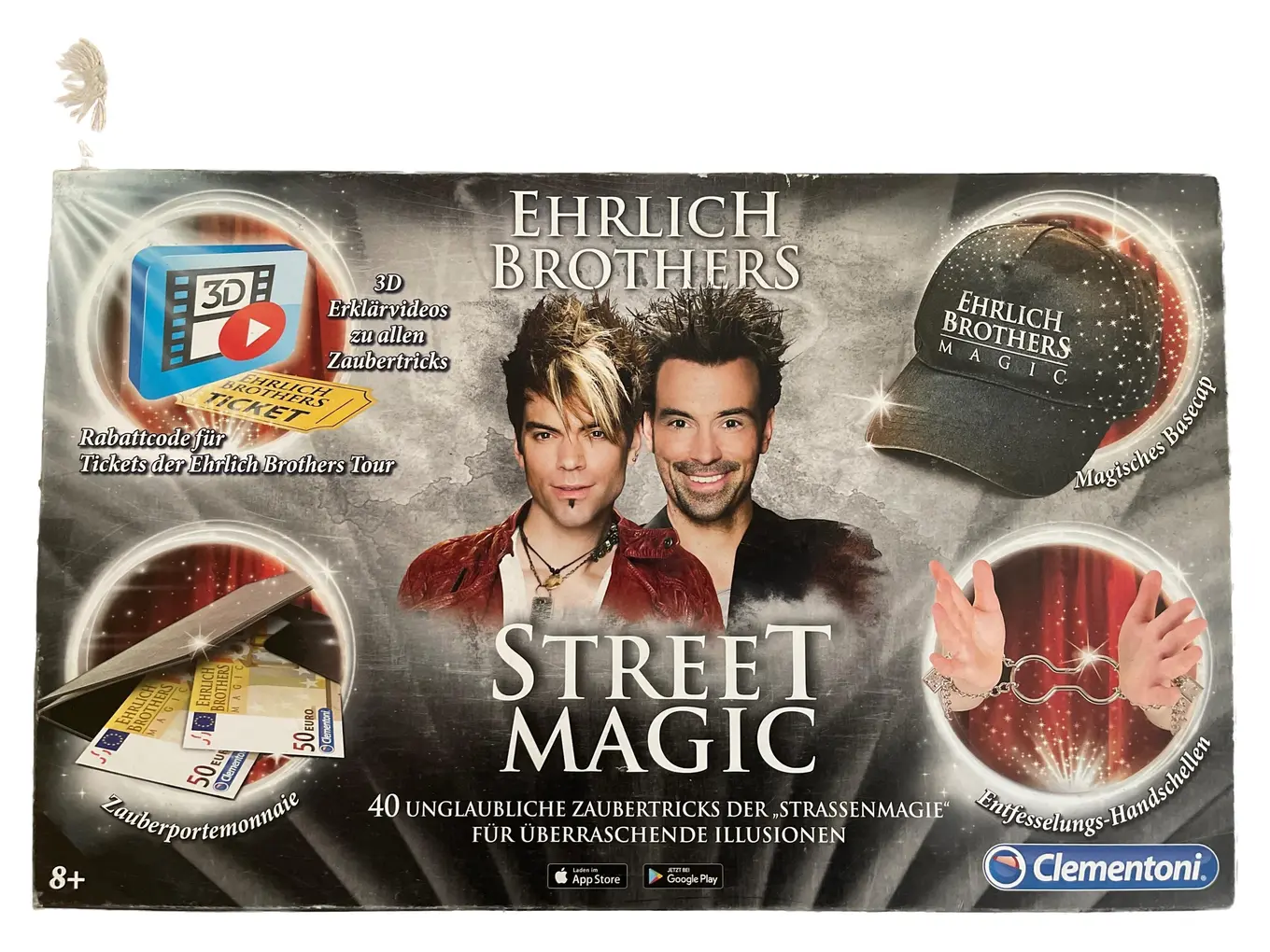 CLEMENTONI Street Magic Zauberkasten Ehrlich Brothers Kinder ab 8 Jahre