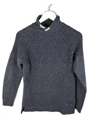 Vorschaubild 1 von Kinder Pullover Gr. 164 Blau Meliert Langarm Baumwolle Casual