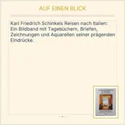 Vorschaubild 2 von Karl Friedrich Schinkel Reisen nach Italien Tagebücher Briefe Zeichnungen