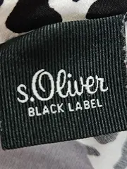 Vorschaubild 4 von Damen Pullunder Gr. 38/M Weiß Animal Print Ärmellos Raffungen