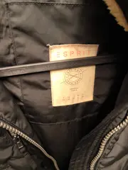 Vorschaubild 2 von Damen Steppjacke Gr. 36/S Schwarz Casual mit Kapuze