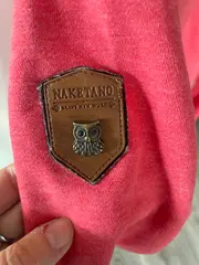 Vorschaubild 7 von Kapuzenpullover Damen Gr. L Rot Meliert Hoodie Sweatshirt