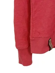 Vorschaubild 6 von Kapuzenpullover Damen Gr. L Rot Meliert Hoodie Sweatshirt