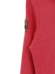 Vorschaubild 4 von Kapuzenpullover Damen Gr. L Rot Meliert Hoodie Sweatshirt