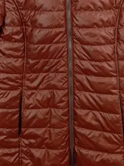 Vorschaubild 3 von Steppjacke Damen Braun Gr. 40/L Kapuze Gesteppt Casual Alltag