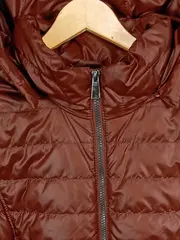 Vorschaubild 2 von Steppjacke Damen Braun Gr. 40/L Kapuze Gesteppt Casual Alltag