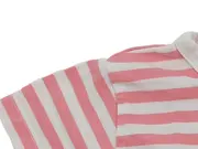 Vorschaubild 3 von Kinder T-Shirt Gr. 62 Rosa gestreift mit Teddy Applikation Baumwolle