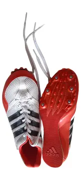 Vorschaubild 2 von Techstar Spikes Leichtathletik Laufschuhe Herren Gr. 41 Weiß Rot