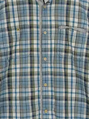 Vorschaubild 2 von Herren Karohemd Kurzarm Gr. 48/M Casual Mehrfarbig