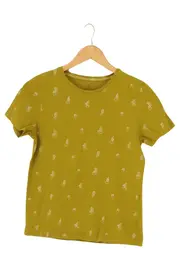 Vorschaubild 1 von Damen T-Shirt S/36 Gelb Grafisch Casual Baumwolle