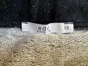 Vorschaubild 3 von EDC Damen Minirock Jersey Dunkelblau Glitzer Gr. 36/S