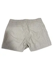 Vorschaubild 2 von Damen Shorts Gr. 38 Beige Gestreift Klassisch Elegant Kurze Hose